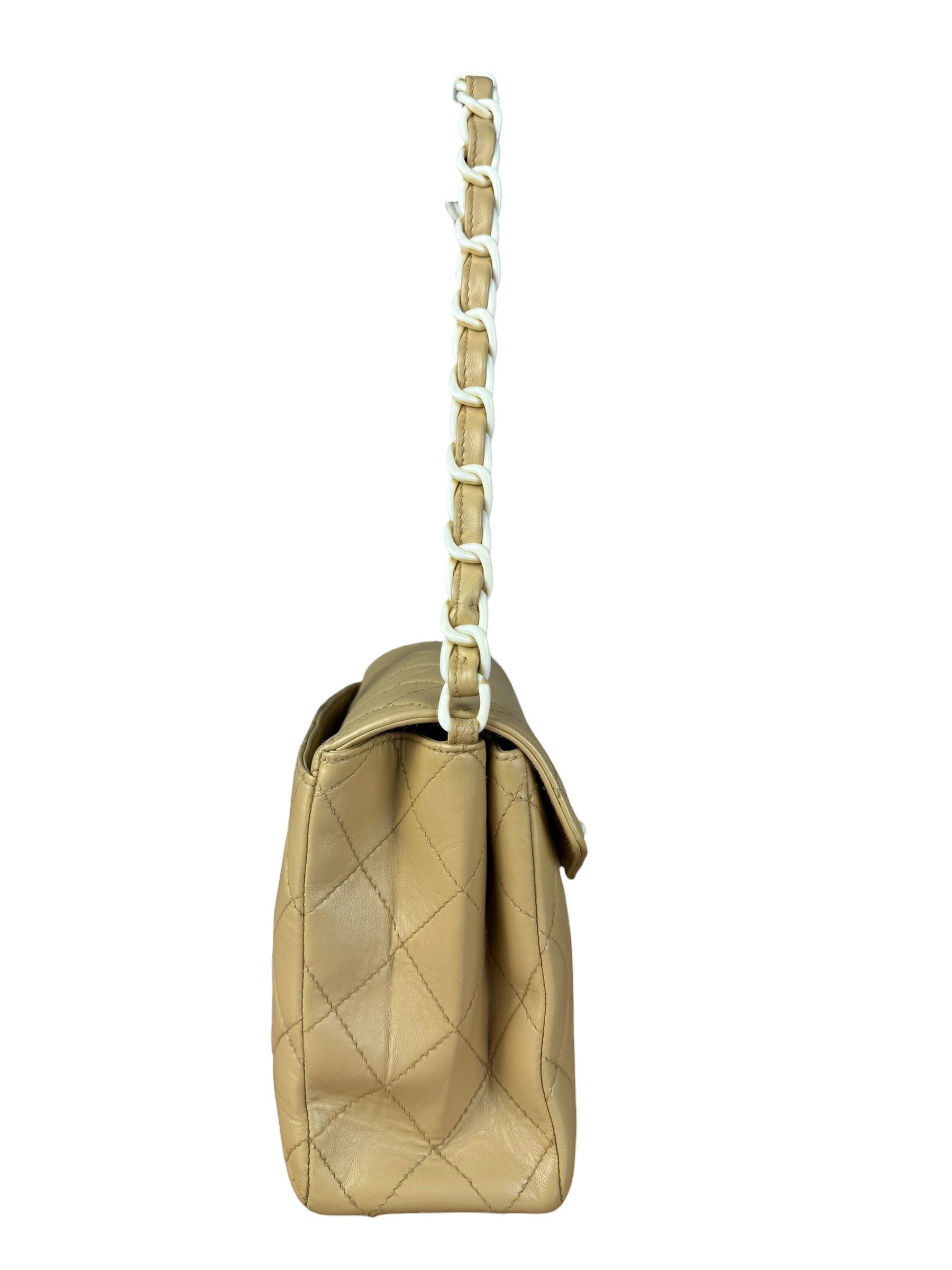 Chanel Acrylic Chain Quilted Flap Bag 1997