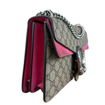 Gucci Dionysus GG Supreme Shoulder Bag Beige/Pink