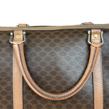 Celine Brown Leather Boston Handbag