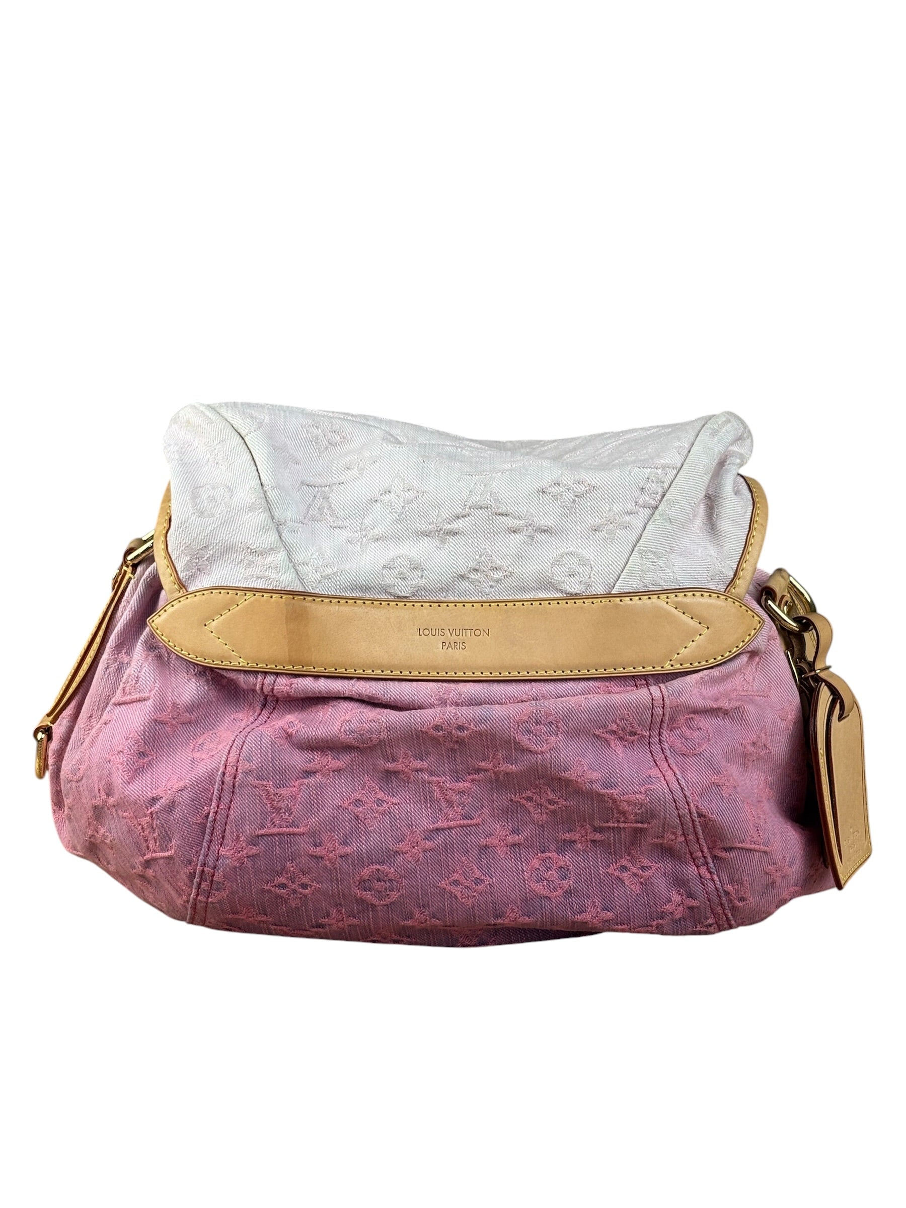 Louis Vuitton Pink Denim Monogram Sunshine Crossbody Bag