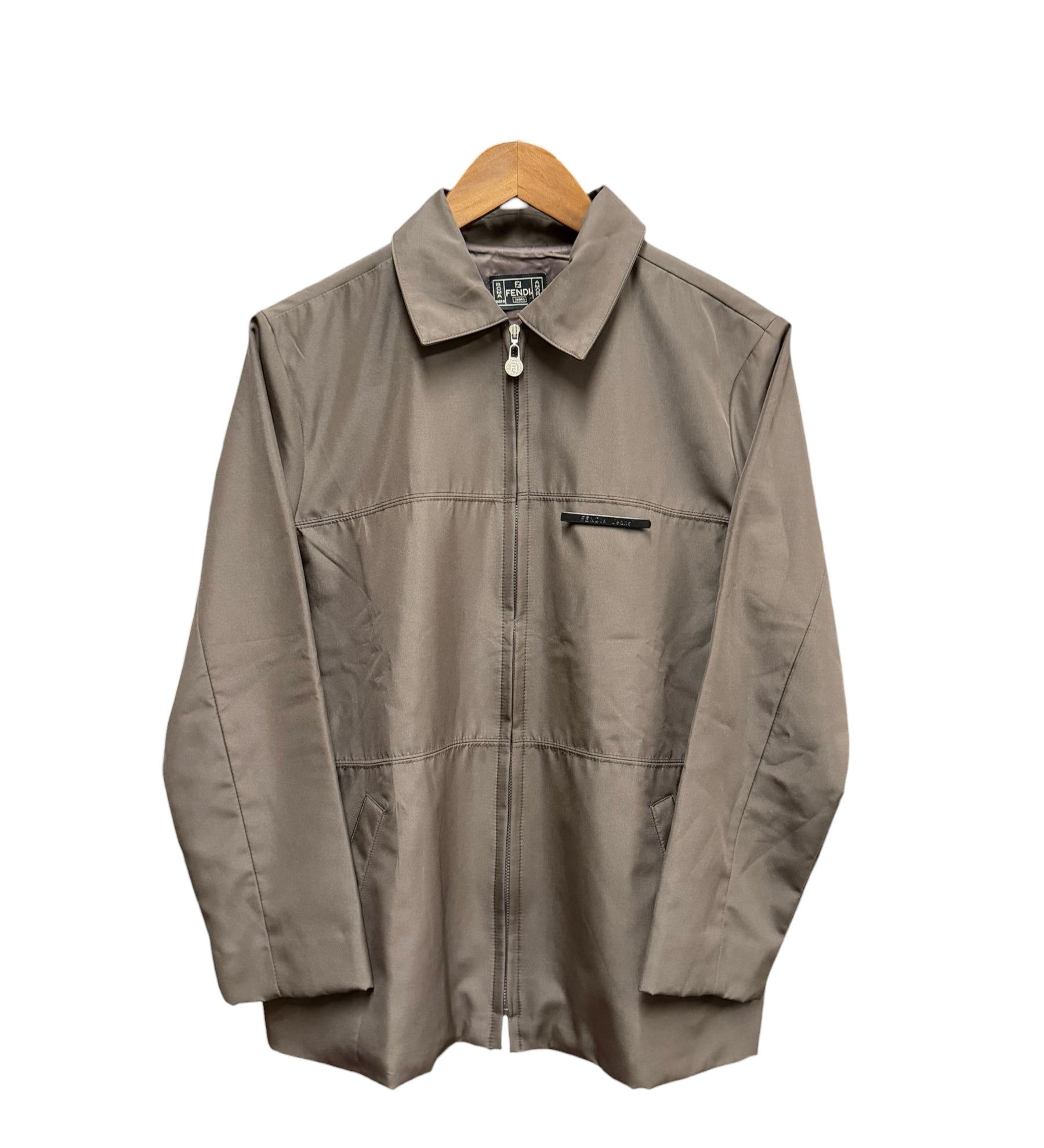 Fendi Vintage Brown Harrington Jacket