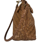 Bottega Veneta Brown Woven Intrecciato Pochette