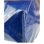 Chanel Blue Vinyl PVC Shoulder Bag