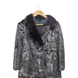 Vintage Brown Mink Fur Coat