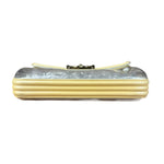 Chanel Yellow Clear PVC Classic Chain Flap Bag 2012