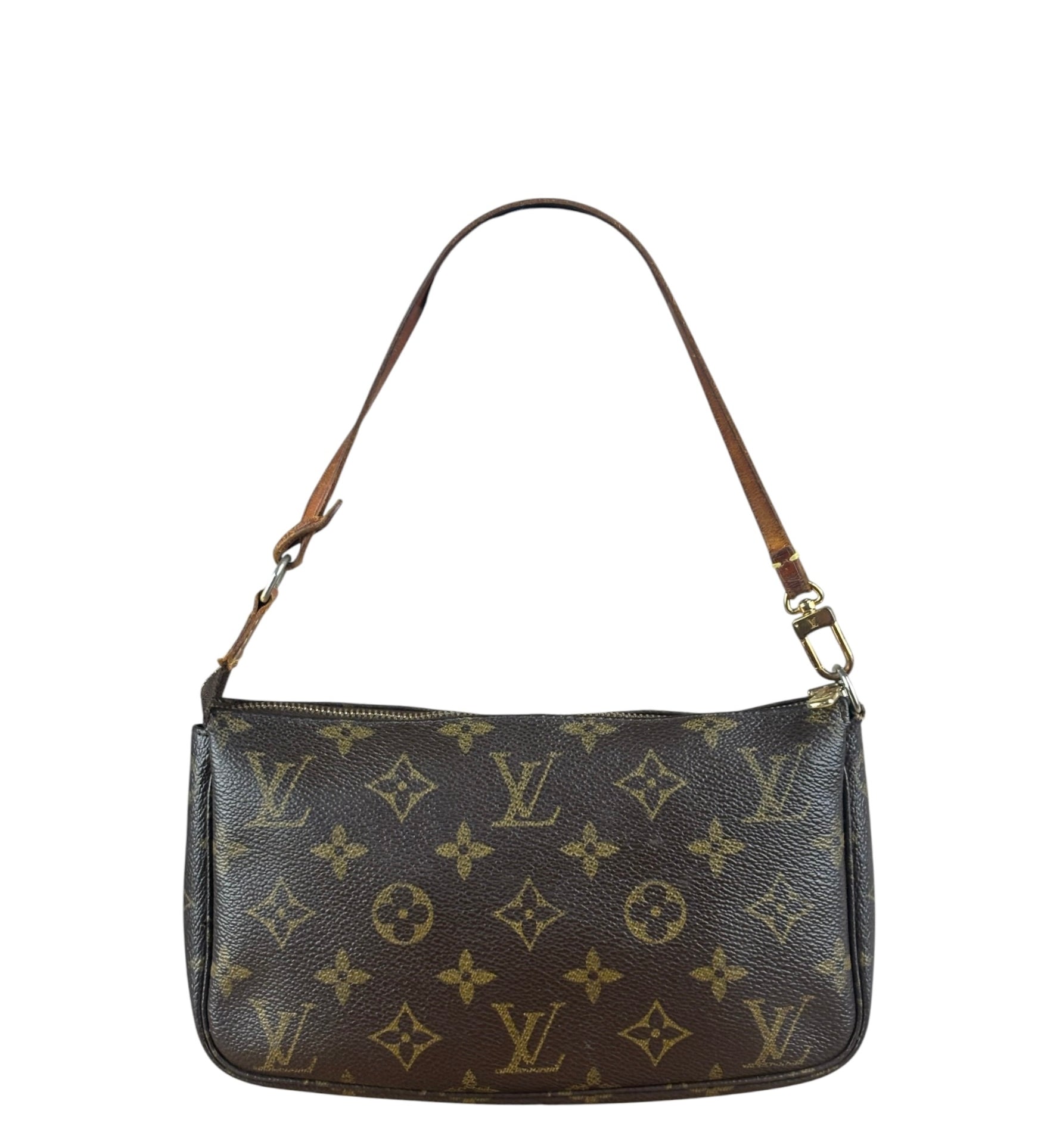 Louis Vuitton Leather Monogram Pochette