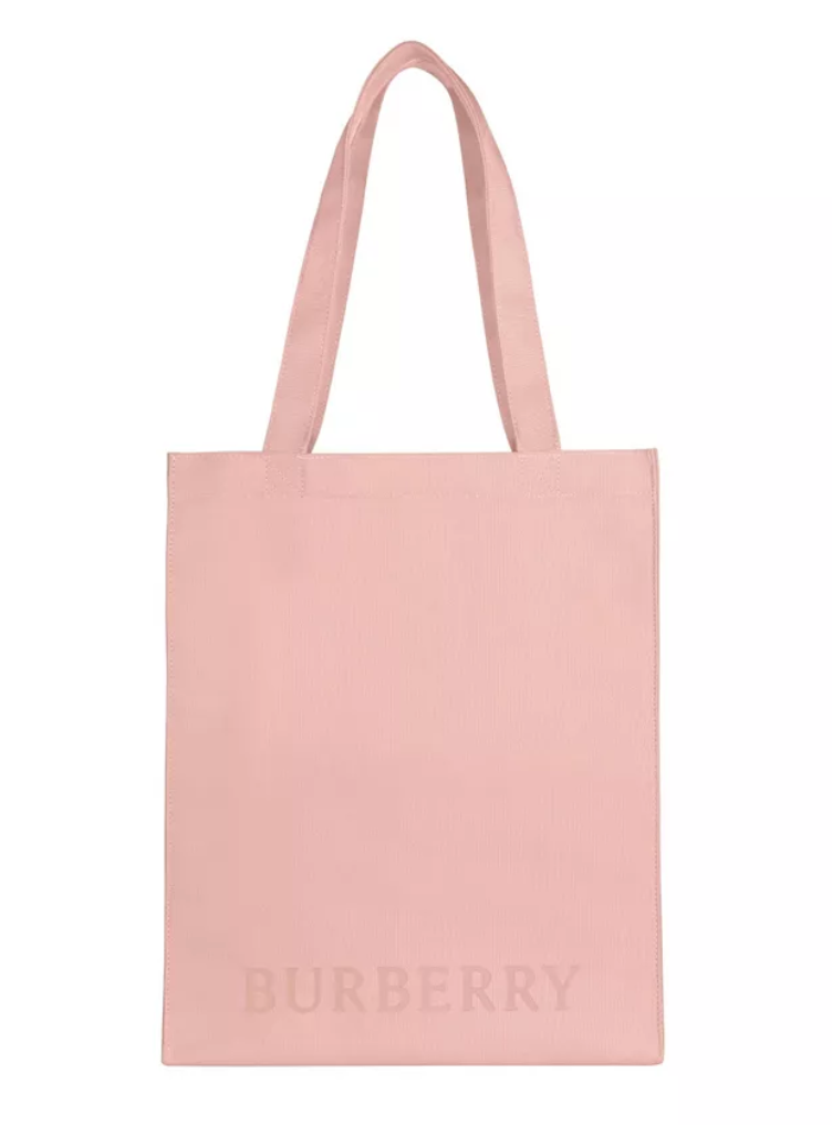 Burberry Beauty Line Pink Canvas Tote