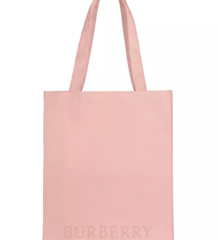 Burberry Beauty Line Pink Canvas Tote