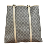 Gucci Beige GG Supreme Monogram Joy Vertical Tote Bag