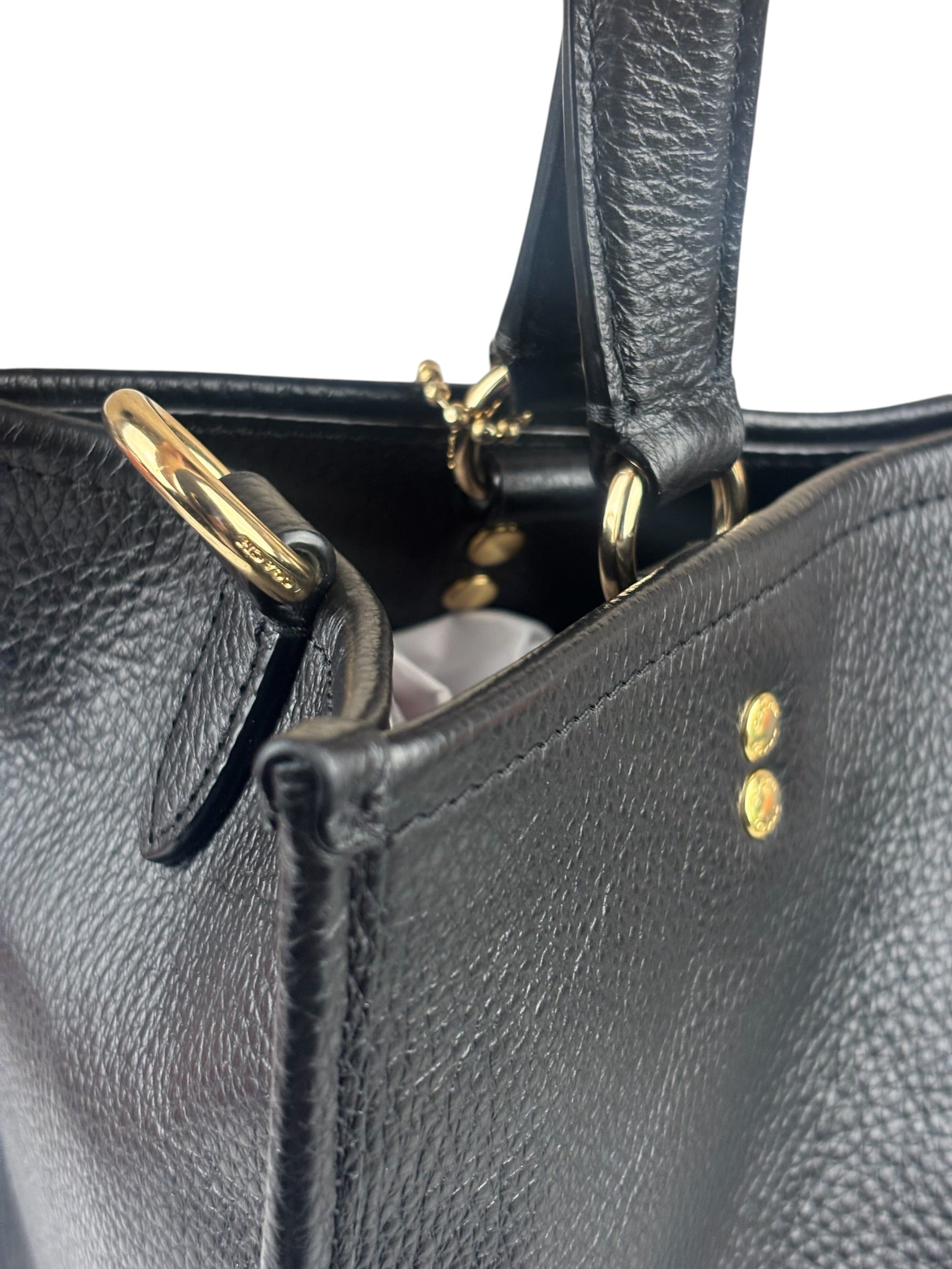 Coach Black Dempsey Carryall 2-Way Bag