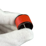 Chanel Paris Red Leather Wrap Ring