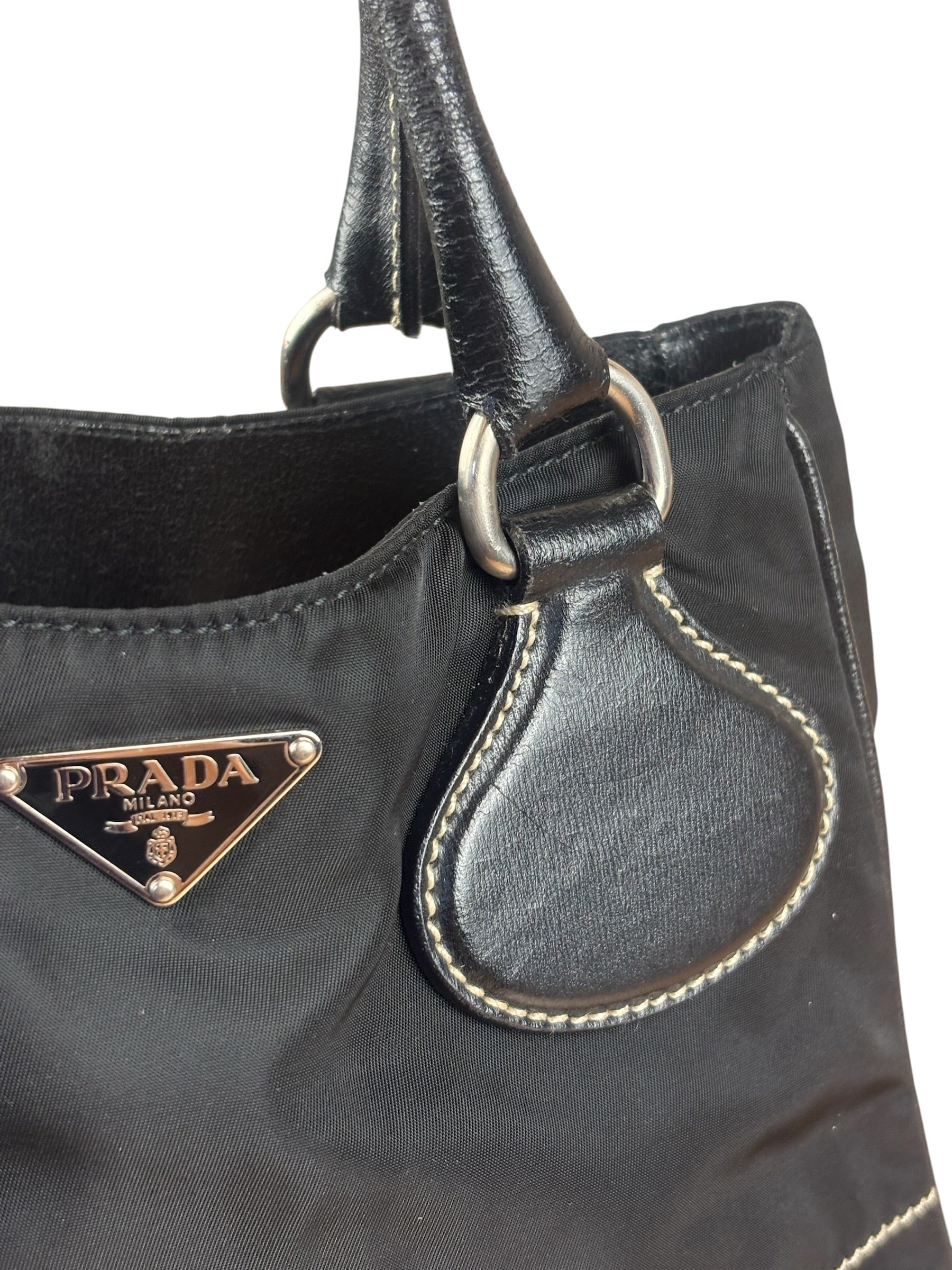 Prada Nylon Duet Handbag