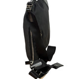 Prada Patent-Trimmed Nylon Crossbody Bag