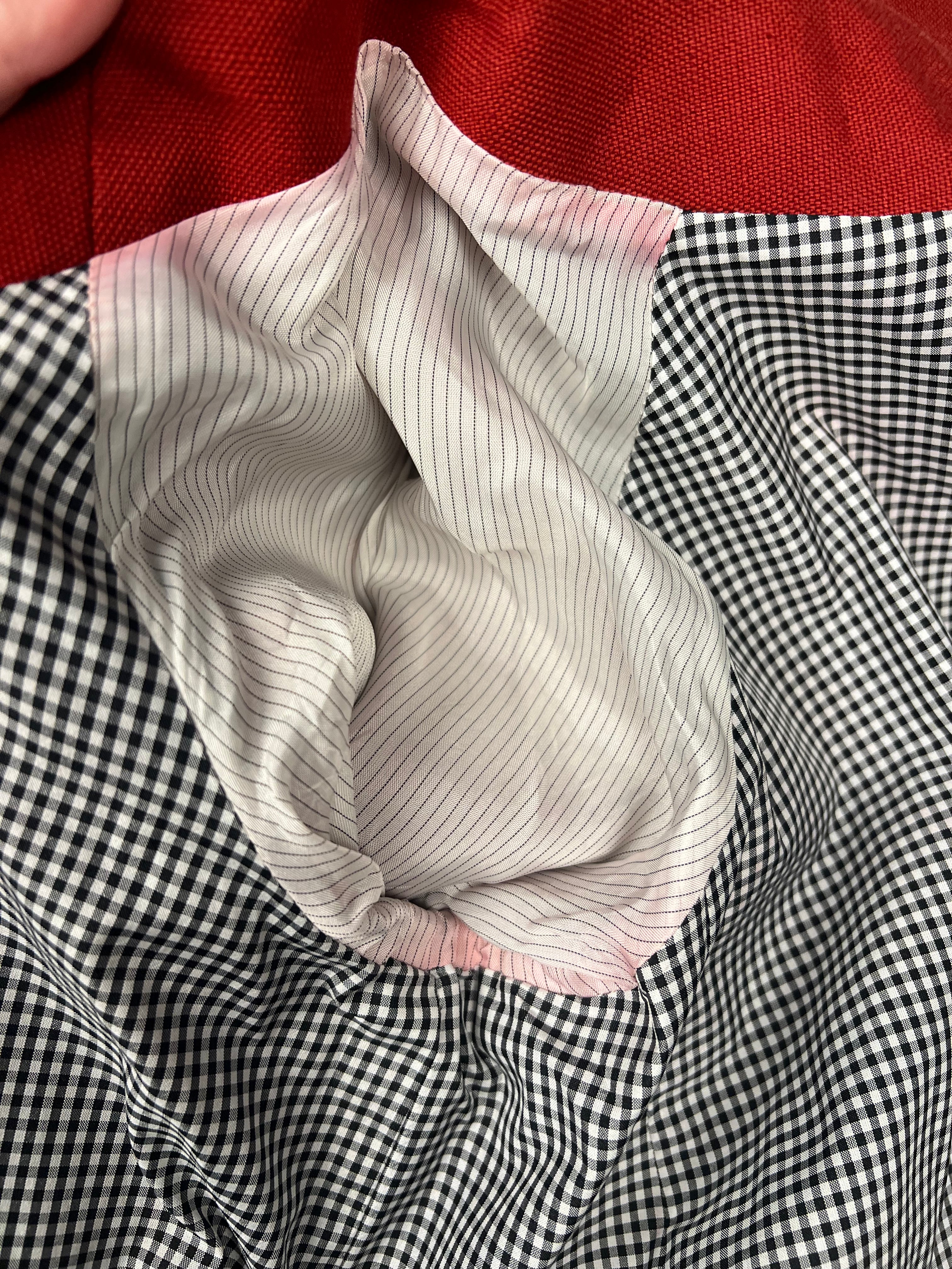 Gucci Vintage Red Trench Coat