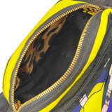Dolce & Gabbana Multicolor Nylon Leather Trim Super Pig Cartoon Backpack