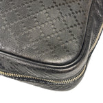 Gucci Black Leather Diamante Briefcase