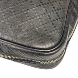 Gucci Black Leather Diamante Briefcase