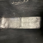 Chanel Black Patent Chocolate Bar Tote Bag 2002
