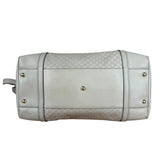 Gucci Vintage Beige Leather GG 2Way Bag