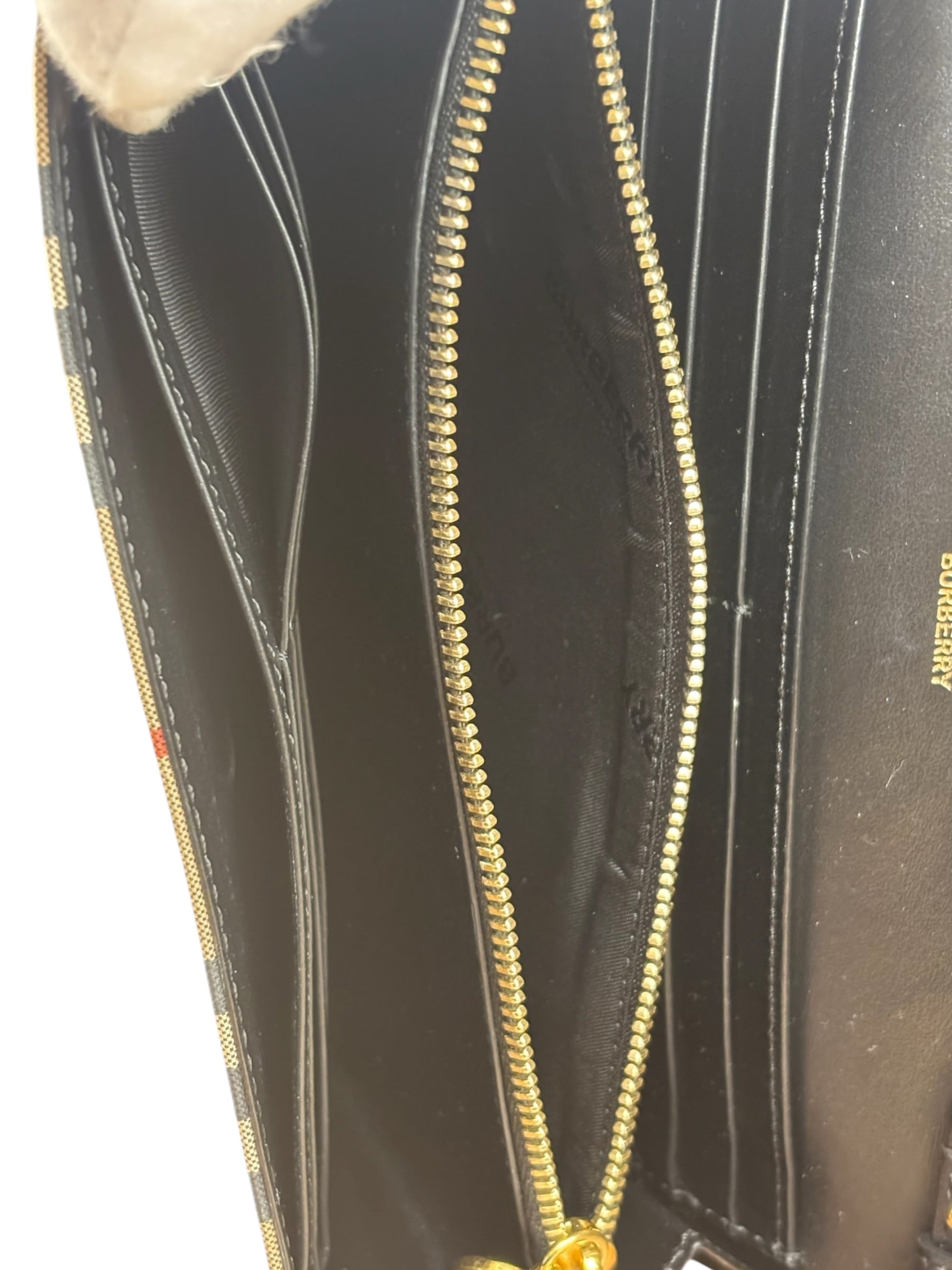 Burberry Check Hannah Envelope Shoulder Bag