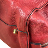 Chloe Red Leather Paddington Medium Satchel Two-Way Bag