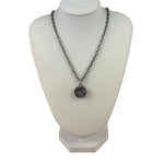 Gucci 925 Sterling Silver Interlocking GG Pendant Necklace