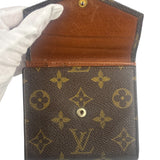 Louis Vuitton Canvas Monogram Compact Double Flap Wallet