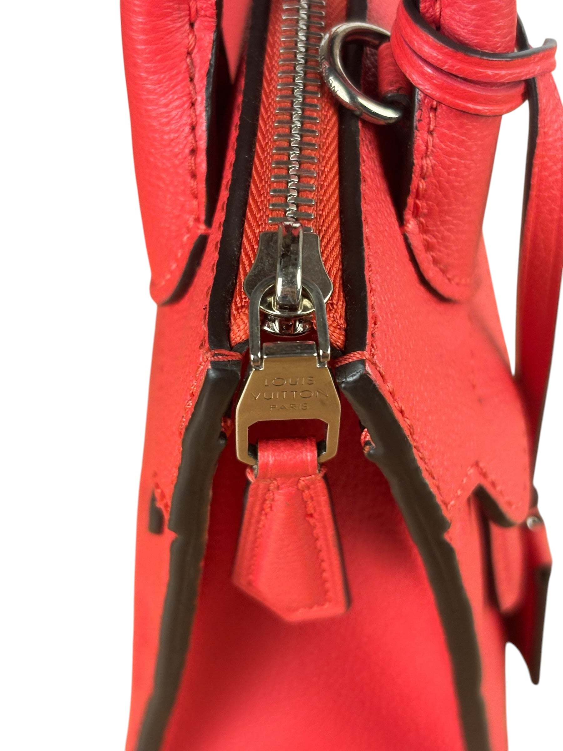 Louis Vuitton Red Monogram Empreinte Mini Pont-Neuf Two-Way Tote