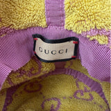 Gucci Pink/Yellow GG  Small Terry Bucket Hat