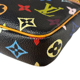 Louis Vuitton x Takashi Murakami Black Monogram Pochette