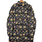 Gucci Floral Print Black Long Puffer Coat
