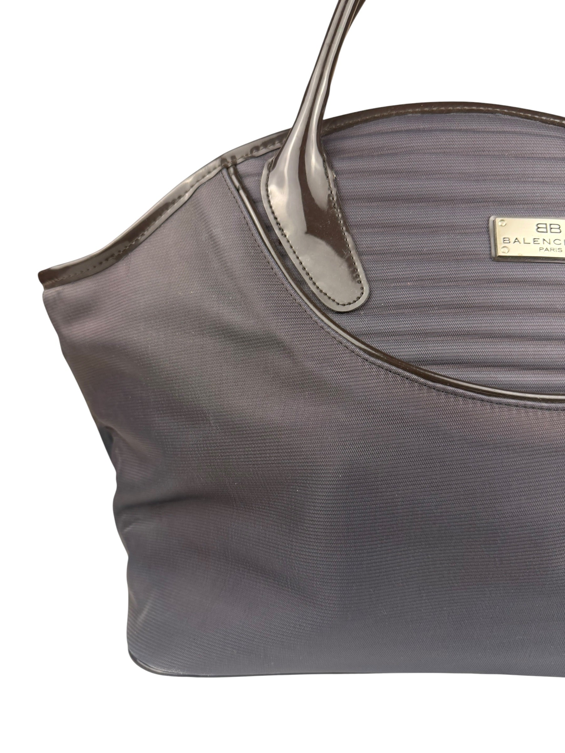 Balenciaga Vintage Grey Car Tire Shoulder Bag