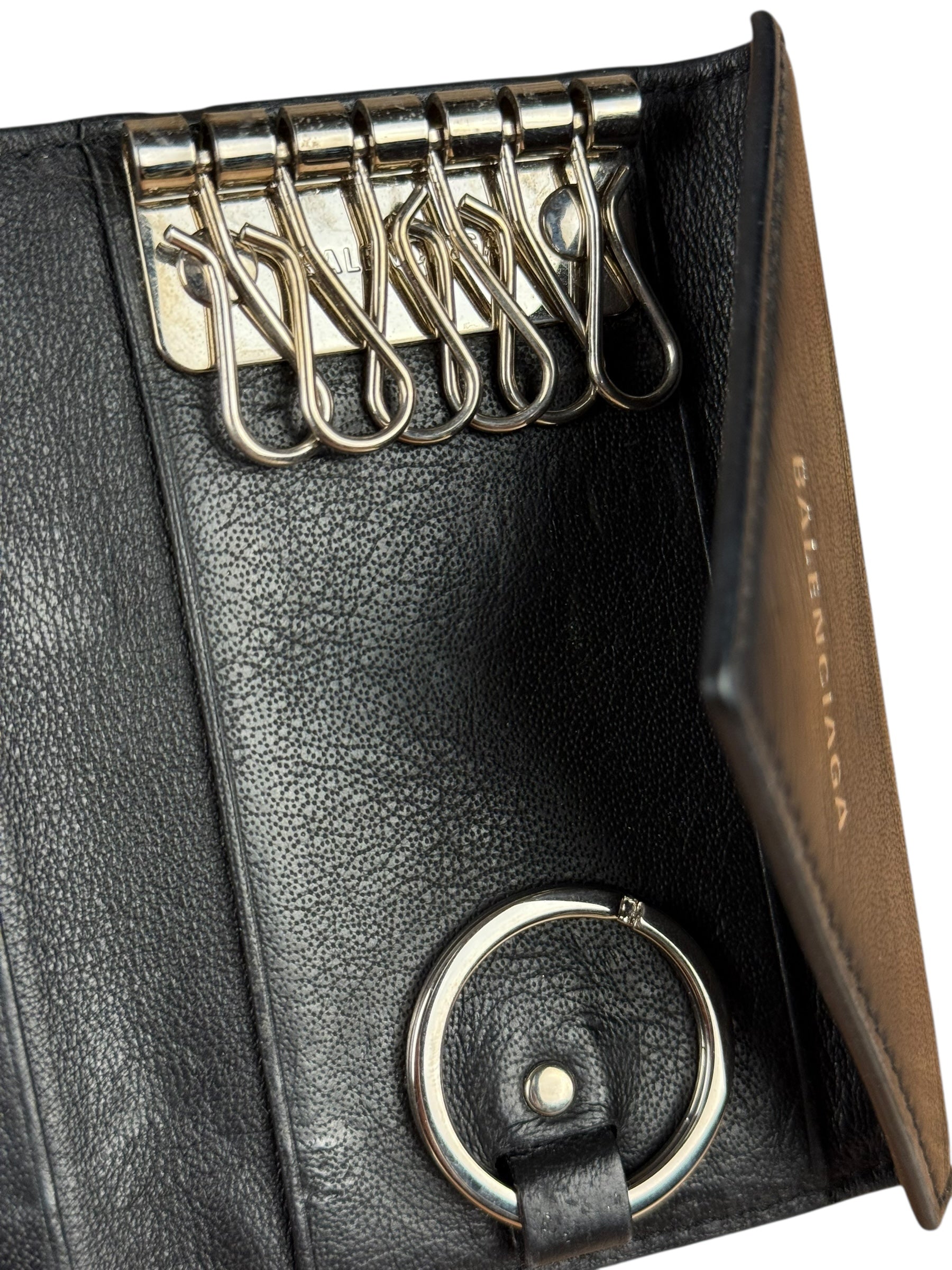 Balenciaga Leather Key Wallet