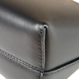 Fendi Black Leather Mini By The Way Boston Bag