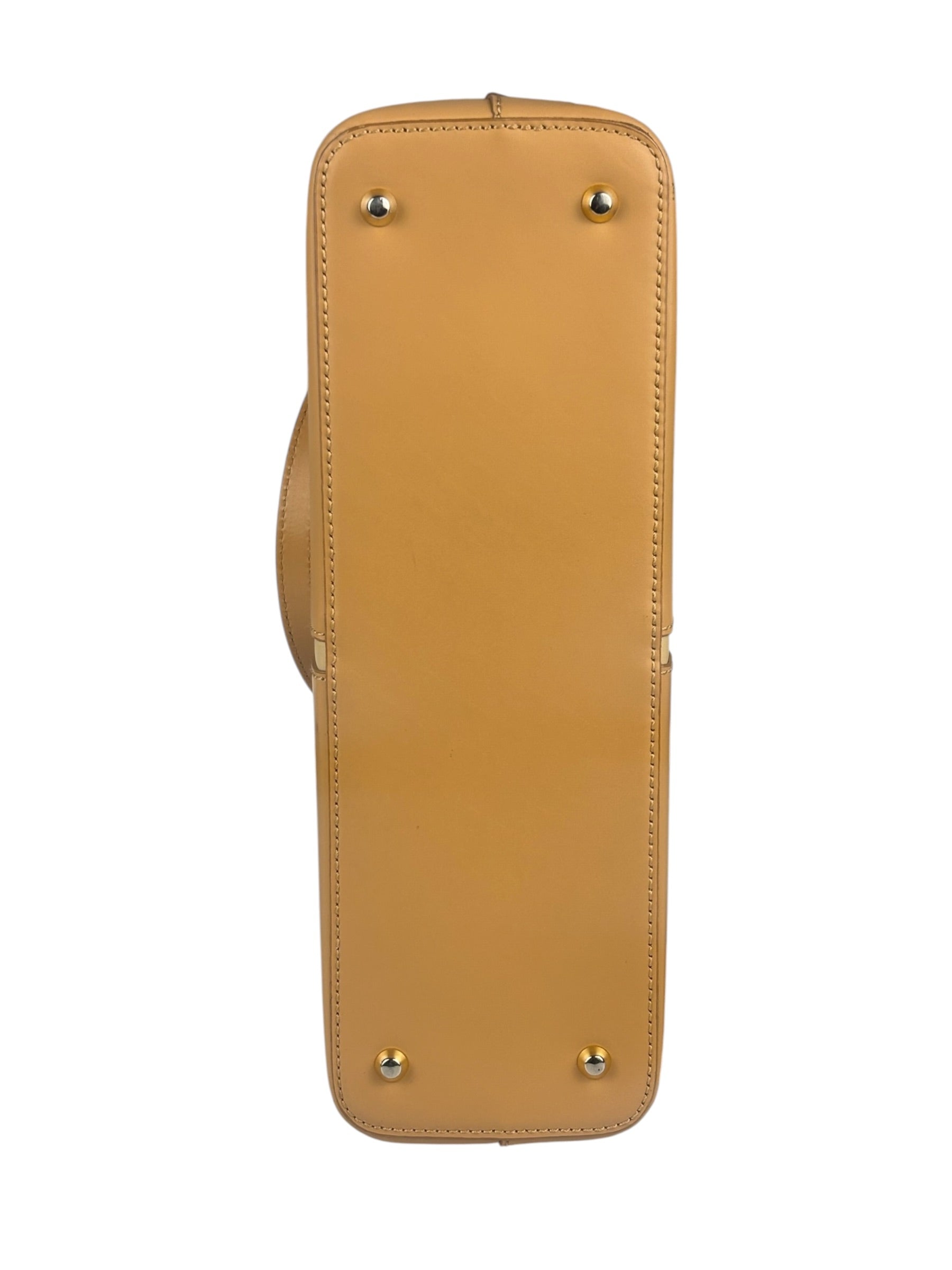 Burberry Vintage Beige Leather Shoulder Bag