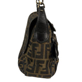 Fendi FF Zucca Vintage B Flap Shoulder Bag