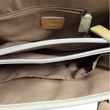 Burberry Beige Nova Check Canvas Patent Leather Tote Bag