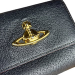 Vivienne Westwood Leather Orb Emblem Wallet