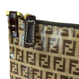 Fendi Vintage PVC Coated FF Shoulder Pochette
