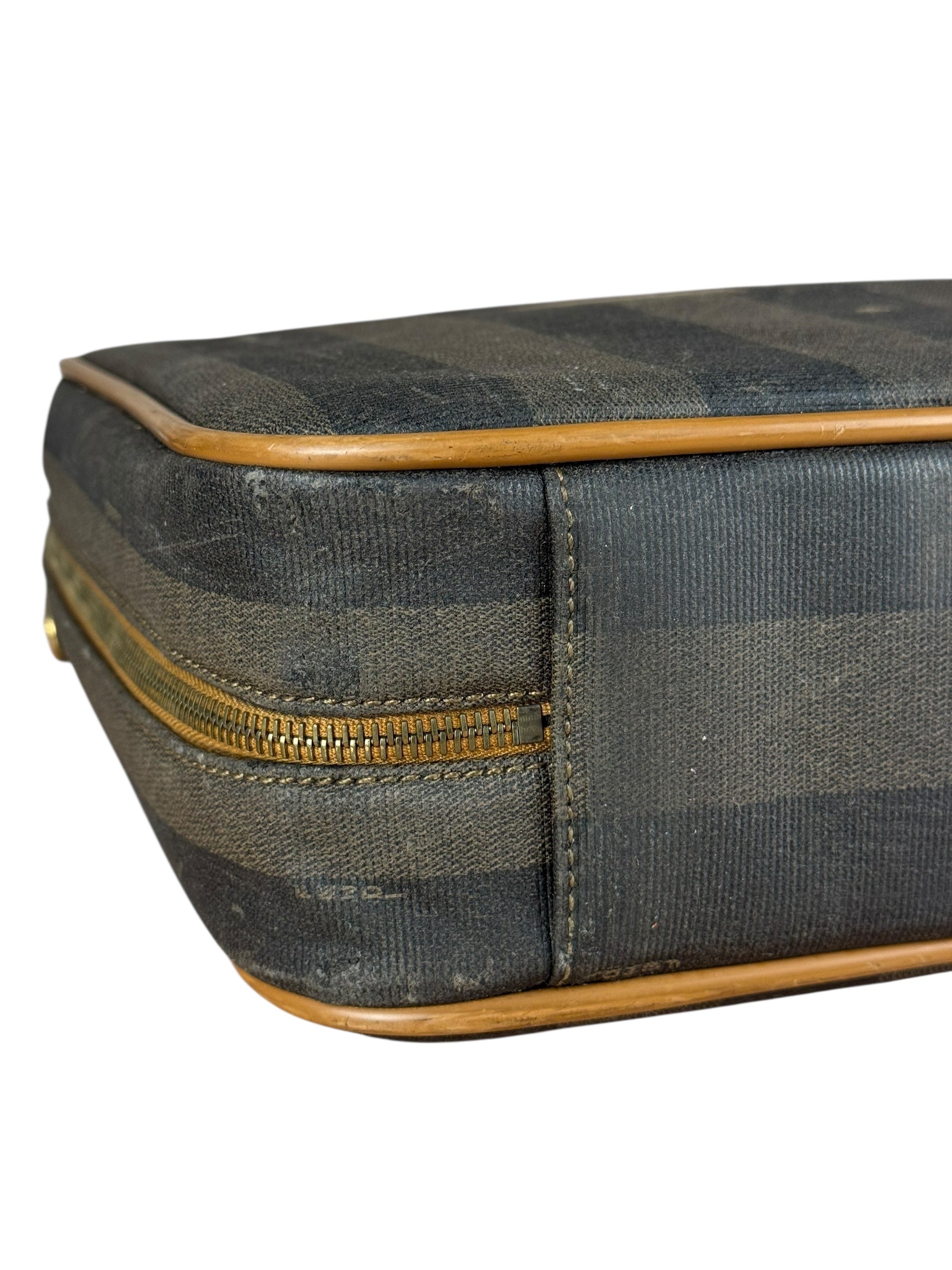 Fendi FF Vintage Striped Briefcase