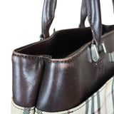 Burberry Vintage Canvas Nova Check Tote