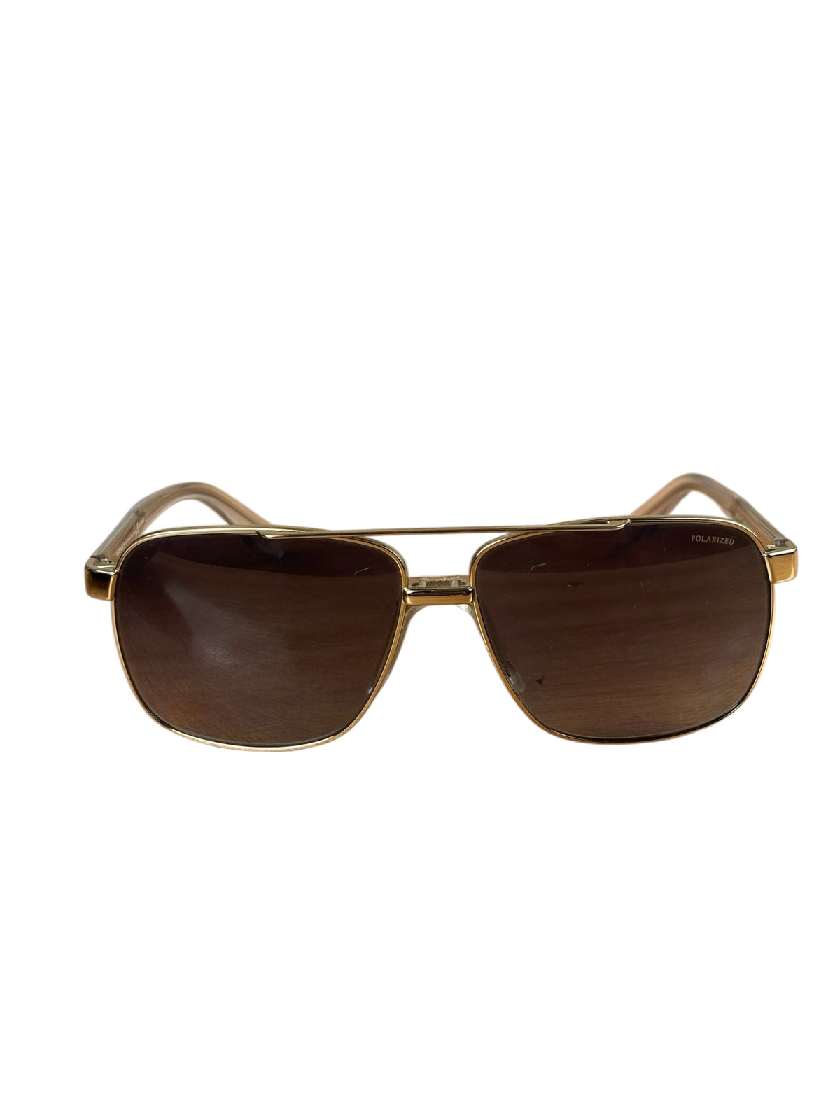 Versace Black-Gold Frame Aviators Reading Sunglasses