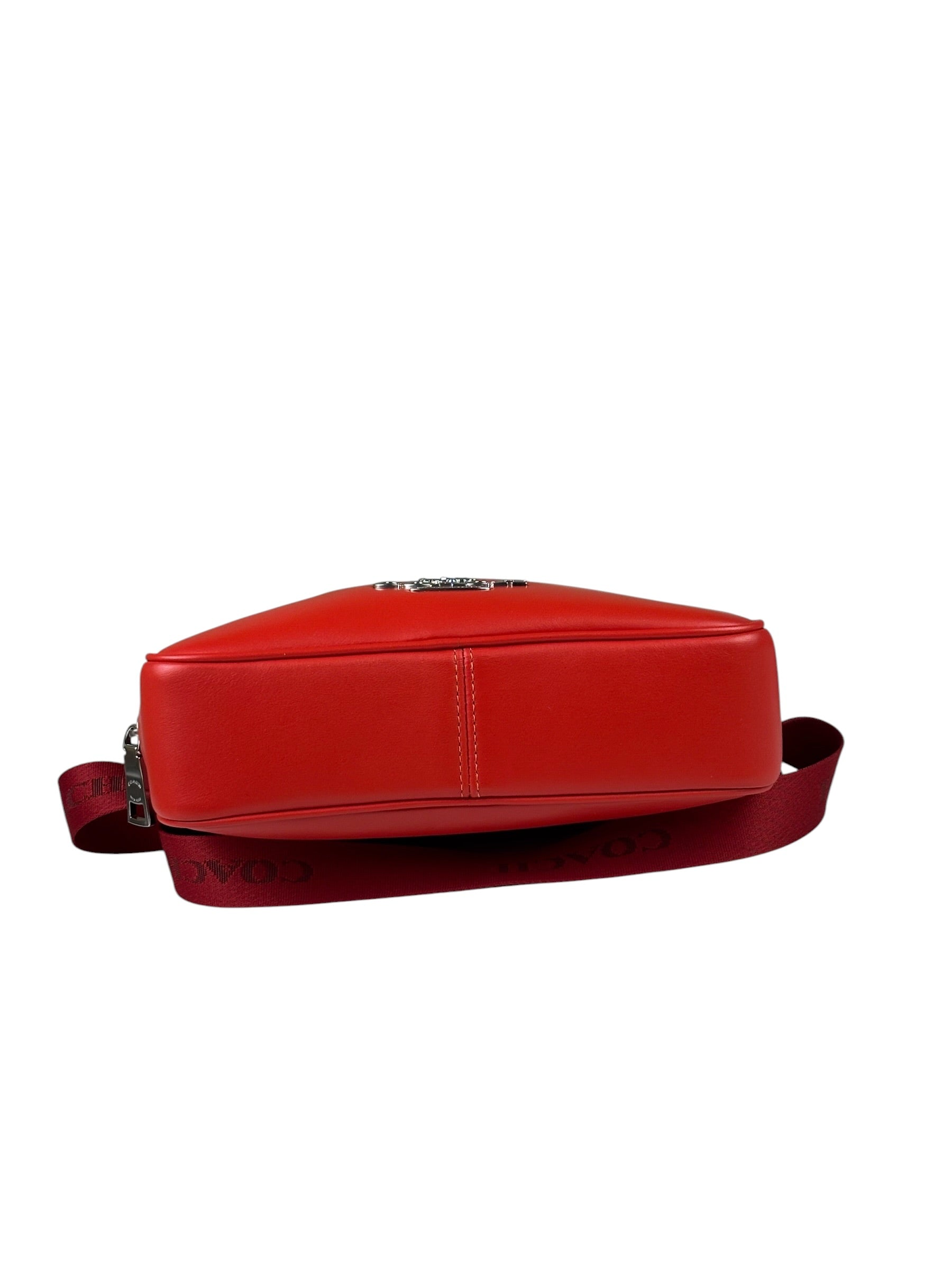 Coach Miami Red Leather Pace Belt Bag
