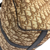 Christian Dior Brown Leather Trotter Boston Handbag
