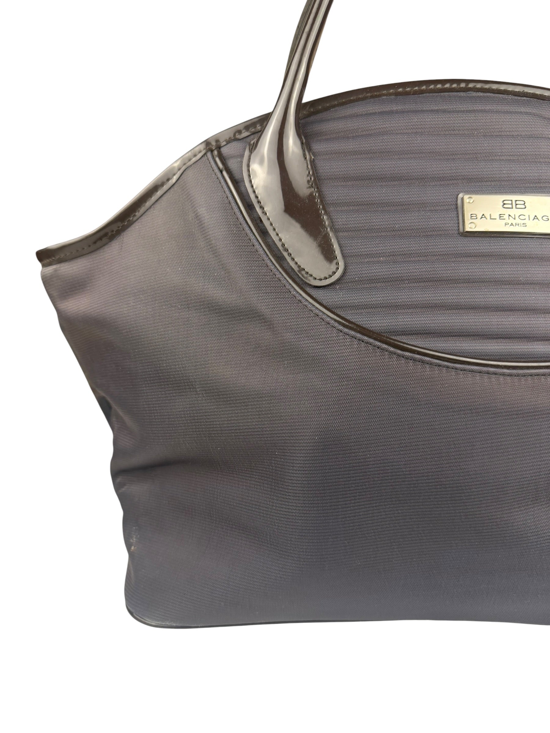 Balenciaga Vintage Grey Car Tire Shoulder Bag