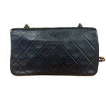 Chanel Black Quilted Leather Mini Flap Bag  2011