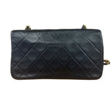 Chanel Black Quilted Leather Mini Flap Bag  2011