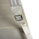 Gucci White Leather GG Green/Red Stripe Backpack
