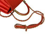 Chanel Red Quilted Coco Handle 2Way Handbag 2019