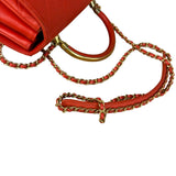 Chanel Red Quilted Coco Handle 2Way Handbag 2019